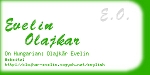 evelin olajkar business card